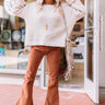 Marshmallow Tasty Knit Sweater In Stone Image - 1