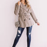 Manhattan Breeze Light Weight Jacket In Taupe Image - 1