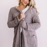 California Cool Down Knit Cardigan in Golden Heirloom Lilac Image - 1