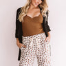 Free Spirit Ribbed Tank In Brown Image - 1