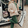 Toasty In Tahoe Reversible Sherpa Jacket In Iced Latte Image - 1