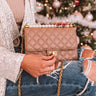 Fancy In France Faux Leather Purse in Mocha Image - 1
