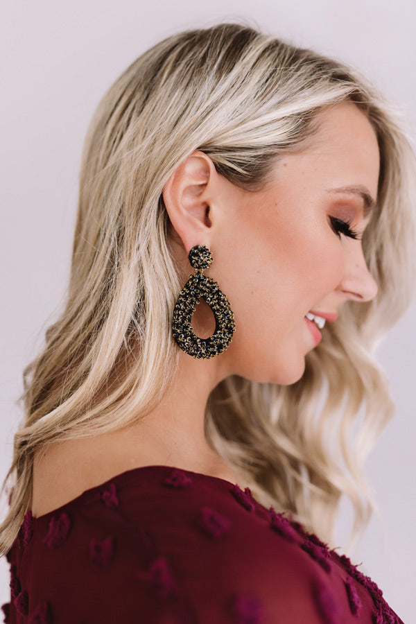 Fancy In France Earrings In Black