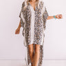 Gorgeous Grand Entrance Snake Print Dress in Brown Image - 1