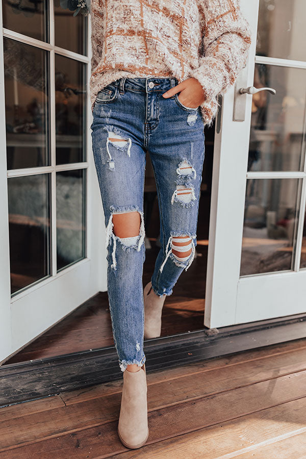 The Mason High Waist Relaxed Skinny In Dark Wash