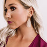 Chardonnay And Chic Faux Leather Earrings in Taupe Image - 1
