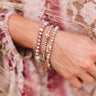 Creme De La Chic Bracelet Set In Rose Image - 1