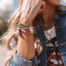 Creme De La Chic Bracelet Set In Grey Image - 1