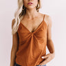 Falling For Trends Tank In Cinnamon Image - 1