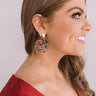 Moonlight Kisses Earrings In Red Image - 1