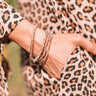My Sweet Side Bracelet Set In Taupe Image - 1