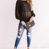 Cocktails And Cuties Shift Top In Black Image - 1