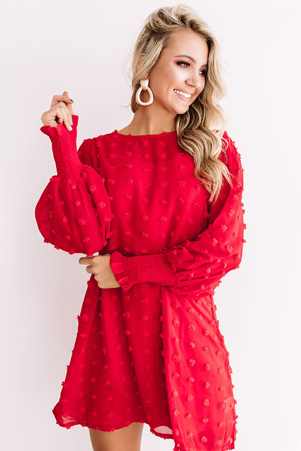 Cocktails And Cuties Shift Dress In Red Image - 1