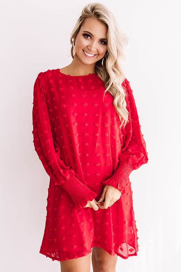 Cocktails And Cuties Shift Dress In Red Image - 2