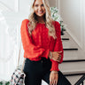 Cocktails And Cuties Shift Top In Red Image - 1