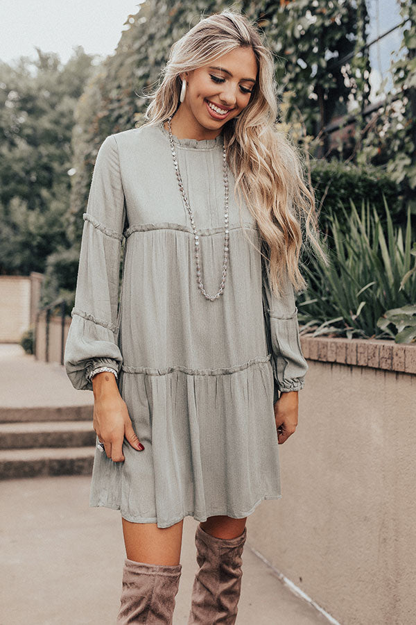 Style Above The Rest Shift Dress In Pear Image - 1