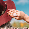 Cocktail Time Druzy Ring In Champagne Image - 1