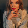Unforgettable Night Druzy Snake Print Ring in Grey Image - 1
