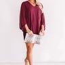 Date Night Out Shift Dress In Wine Image - 1
