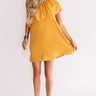 Spotted In The Stadium Shift Dress in Golden Honey Image - 1