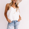 Paris Posh Shift Tank In White Image - 1