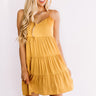Weekend In The Hamptons Babydoll Dress in Mustard Image - 1