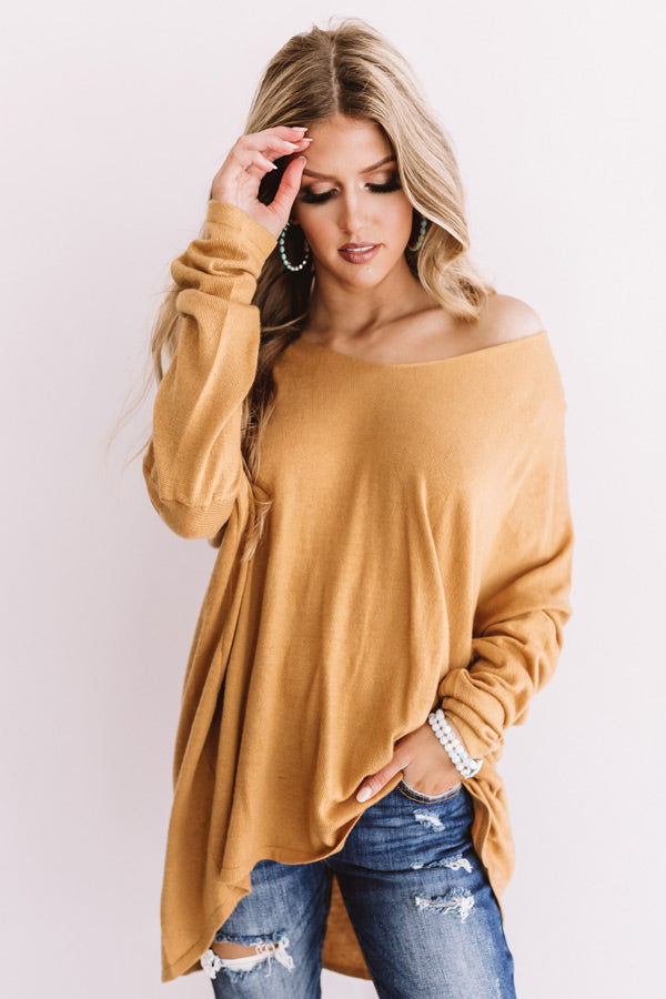 Miss You, Maybe Sweater in Golden Honey