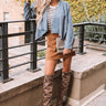 Made in Manhattan Faux Suede Blazer in Airy Blue Image - 1