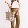 Meant For Martinis Satin Top In White Image - 1