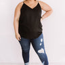 Paris Posh Shift Tank In Black  Curves Image - 1