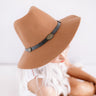 Front Page Worthy Felt Hat In Tan Image - 1