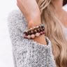Sipping Vino Bracelet Set In Purple Image - 1