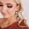 It Factor Earrings In Ocean Wave Image - 1