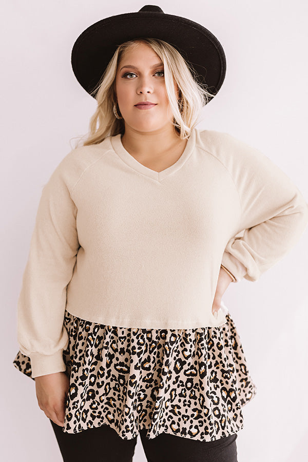 Chilly In Charleston Shift Top In Cream Curves Image - 2