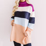 Cozy Date Stripe Tunic Sweater Image - 1
