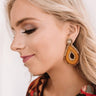 Midnight In Montauk Earrings In Mustard Image - 1