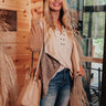 Lavish Times Faux Suede Blazer Image - 1