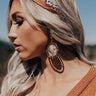 Grand Entrance Snake Print Earrings In Cinnamon Image - 1