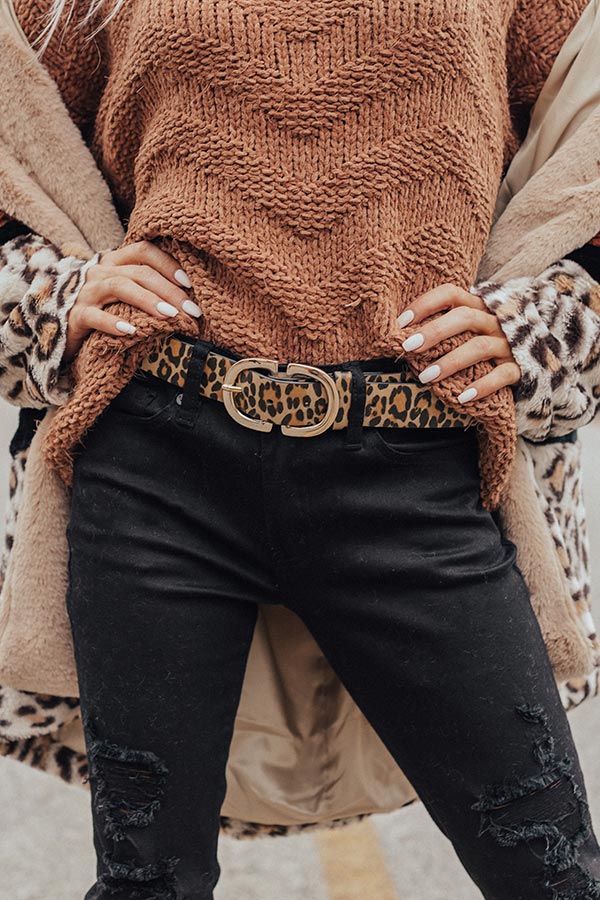Chardonnay And Chic Leopard Belt