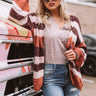 Stuck On You Knit Cardigan in Rust Image - 1