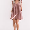 Sway Into Style Eyelet Romper In Dusty Purple Image - 1