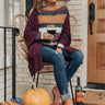 Weekend Out West Knit Cardigan In Purple Image - 1