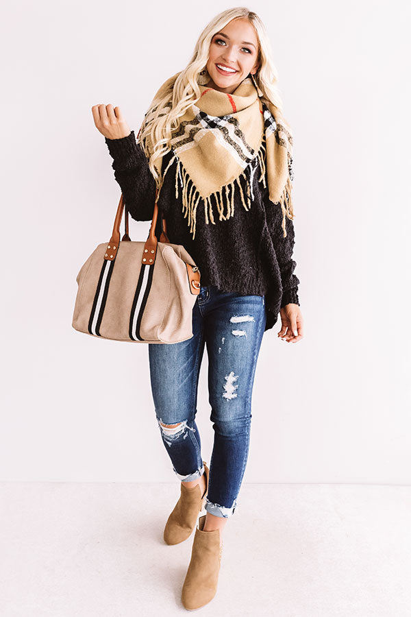 Sweet Dreaming Knit Sweater In Black Image - 2