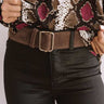 Make A Statement Belt In Espresso Image - 1