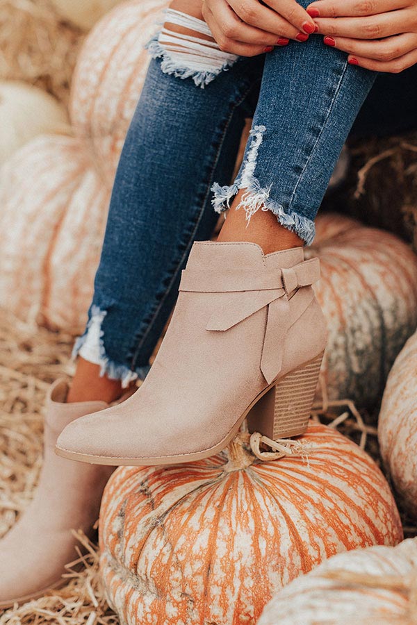 The Gracie Bootie In Birch