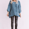 Chardonnay And Chic Chenille Sweater In Light Slate Image - 1