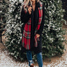 Front Page Worthy Sherpa Coat In Black Image - 1