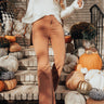 The Charli High Waist Pants In Light Rust Image - 1
