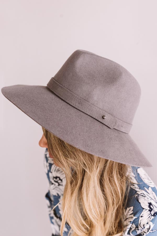 Classic Moment Wool Hat in Dark Grey