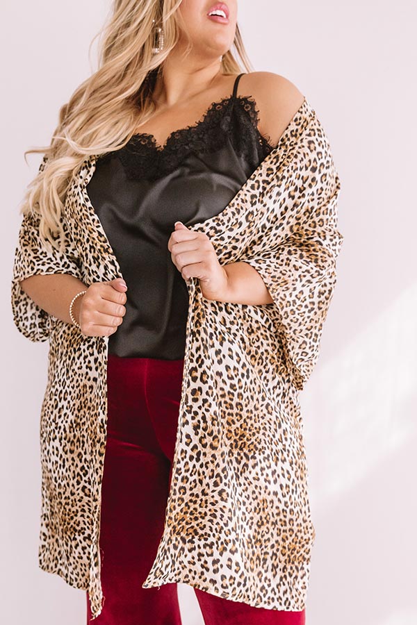 Ever Since New York Leopard Overlay in Brown Curves Image - 2